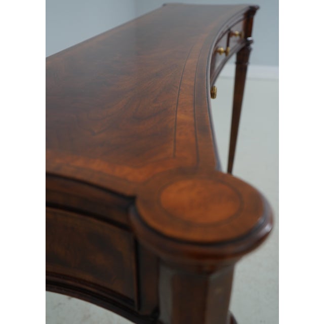 Theodore Alexander Georgian Style Mahogany Console Table For Sale - Image 11 of 18