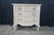 Vintage French Provincial Bleached Oak 3-Drawer Chest Nightstand Commode Dresser For Sale - Image 4 of 18
