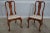 Wood Set of 6 Henkel Harris Distressed Cherry Dining Room Chairs For Sale - Image 7 of 12