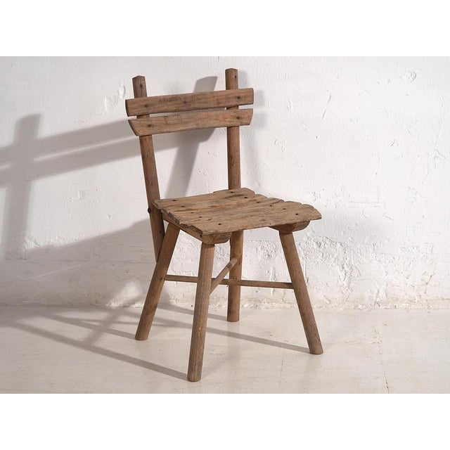 Antique School Chairs, 1920, Set of 4 For Sale - Image 6 of 18
