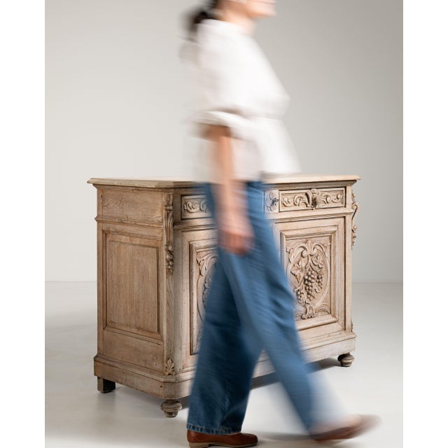 Oak Henri II Carved Buffet, Antique, France, 19th Century For Sale - Image 15 of 16