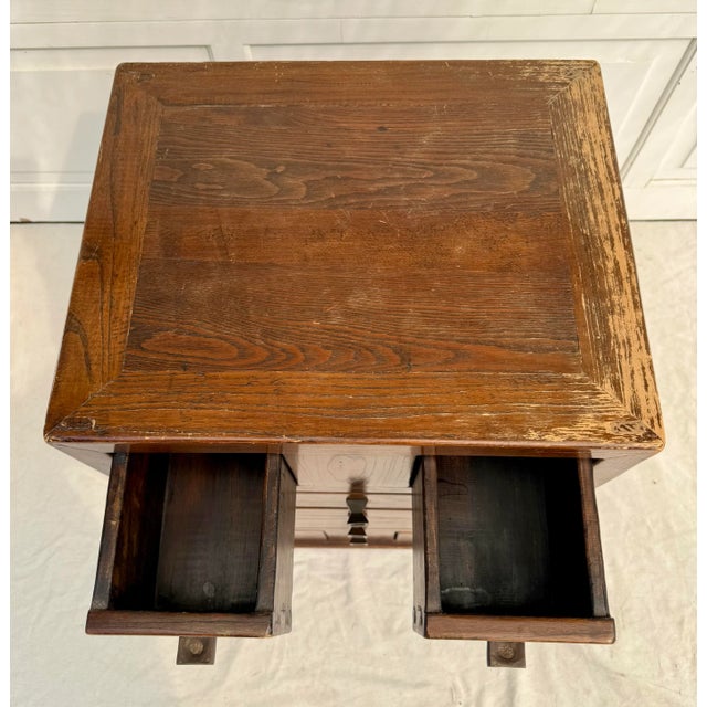 Brown Asian Chinese Herbal Apothecary Cabinet Chest For Sale - Image 8 of 12