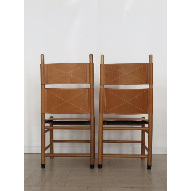 Kentucky Chairs by Carlo Scarpa for Bernini, Italy, 1970s, Set of 4 For Sale - Image 11 of 18