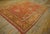 19th Century Impressive Coral Red With Palmettes Cross Pattern Antique Turkish Oushak Rug For Sale - Image 5 of 12