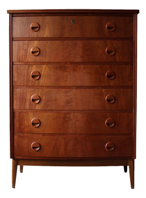 Vintage Danish Chest of Drawers in Teak, 1960s