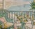 Lloyd Van Pitterson, Vintage Fauvist Color Lithograph Porch Scene Jamaican Artist Van Pitterson For Sale In Miami - Image 6 of 7