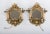 1930s 1930s Brass & Crystal Mirrored Two Arm Wall Sconces - a Pair For Sale - Image 5 of 9