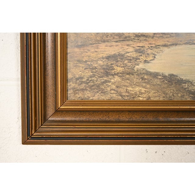 Original "View on the Seine" Framed Print by Homer Dodge Martin For Sale - Image 10 of 14