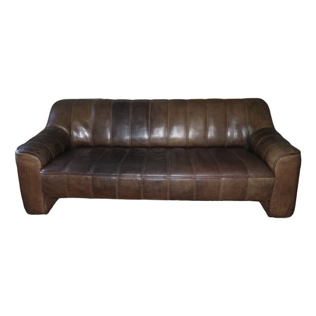 Buffalo Leather Model DS44 Sofa from de Sede, Switzerland 1970s For Sale