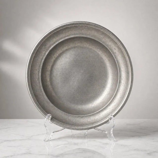 Vintage Pewter Centerpiece Bowl from Schreuder & Olsson, Sweden, 1970s For Sale - Image 3 of 9