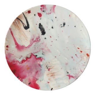 Limited Edition "Love Liberates" Fine Bone China Plate No. 5 by Fanyu Lin For Sale