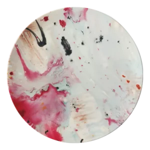 Limited Edition "Love Liberates" Fine Bone China Plate No. 5 by Fanyu Lin
