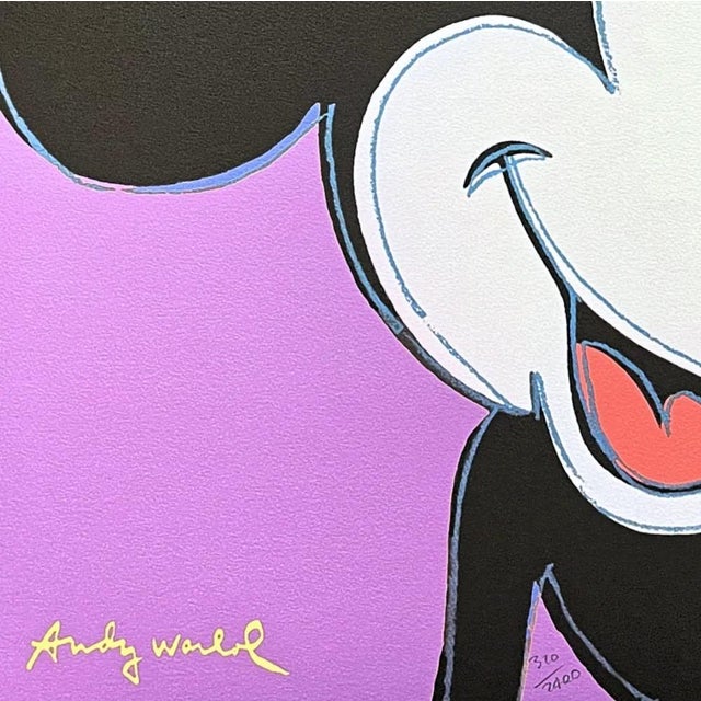After Andy Warhol, Mickey Mouse Purple, 1980s, Print For Sale - Image 3 of 6