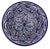 10” earthenware couscous Bowl from Morocco This pretty couscous plate with hand-painted Mediterrean decoration will...