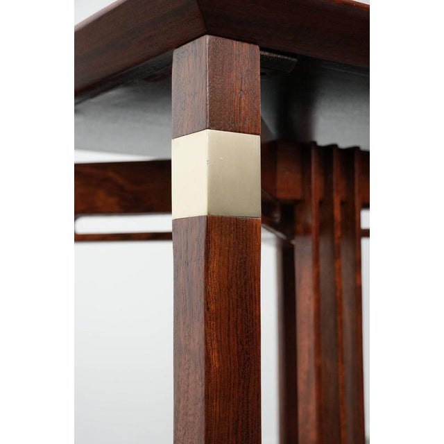 Tall Art Deco Decoforma Series Square Side Table from Schuitema For Sale - Image 9 of 16