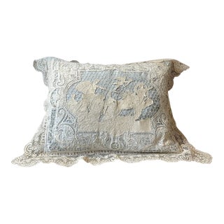 Handmade Lace Boudoir Pillow For Sale