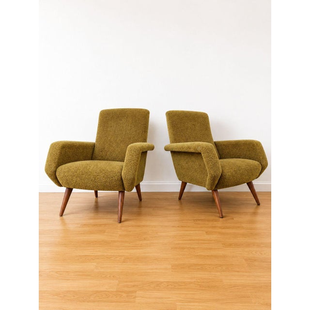 Mid-Century Italian Armchairs, 1950s, Set of 2 For Sale - Image 11 of 11