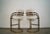 Metal 1980’s Art Deco Hollywood Regency Brass Bar Stools - A Pair For Sale - Image 7 of 12