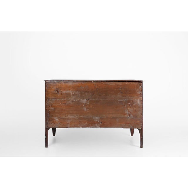 French Rustic Chest of 3 Drawers in Oak, 1850s For Sale - Image 9 of 16