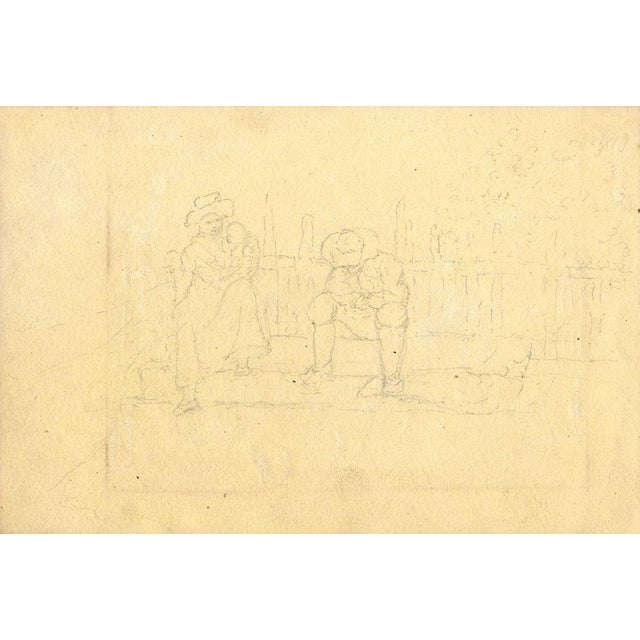James Hamilton Stanhope, Street in Brussels, Belgium, 1819, Watercolour For Sale - Image 3 of 5