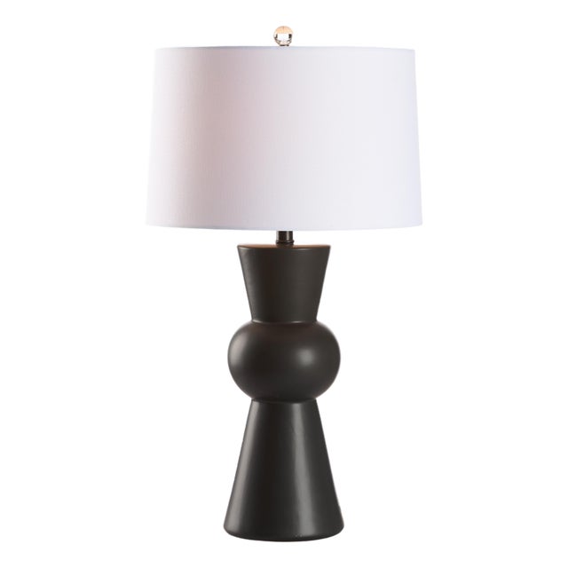 Sculptural Chase Lamp - Black For Sale