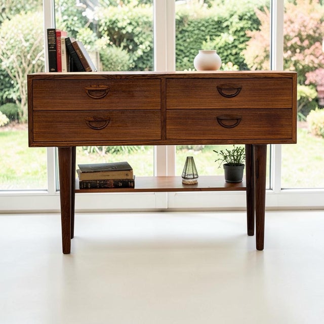 Brown Danish Rosewood Chest of Drawers from FM Møbler, Denmark, 1960s For Sale - Image 8 of 18