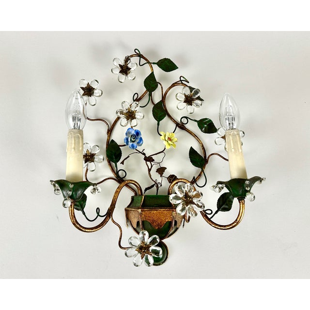 Vintage Sconce from Maison Baguès, 1950s For Sale - Image 10 of 10