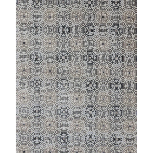 Finely Woven Khotan Design Rug by Keivan Woven Arts - 8'2 X 10'3 For Sale - Image 4 of 8