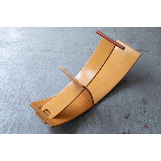 This rocking chair for toddlers designed by Wolfgang Rebentische and produced by Stokke in Norway in the 1990’s. This...