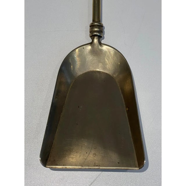 Brass Fireplace Tools - 5 Pieces For Sale - Image 4 of 13
