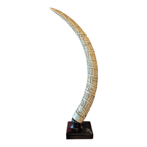 1980s Carved Composite Tusk