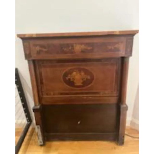 Empire Marquetry Headboards a Pair For Sale - Image 4 of 5