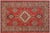 Beige Rustic Super Kazak Rust/Beige Wool Rug - 5'4'' X 7'7'' For Sale - Image 8 of 10