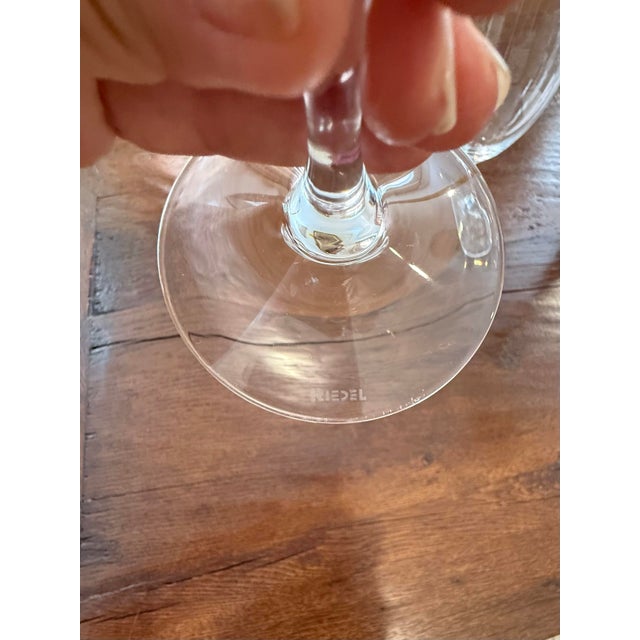 Traditional Set of Six Reidel Wine Glasses For Sale - Image 3 of 3