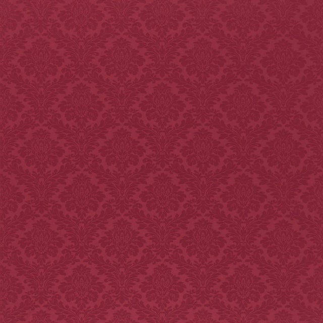 Sanderson Lymington Damask Fabric in Claret For Sale
