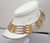 Metal Vintage 1980s Signed Givenchy Goldtone & Rhodium Plated Interlocking Links Collar Necklace For Sale - Image 7 of 11