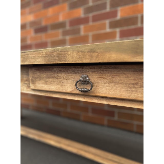 19th Century Oak Farmhouse Table For Sale - Image 4 of 18