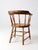 Antique Windsor Captain’s Chair Wood Spindle Armchair For Sale - Image 6 of 14