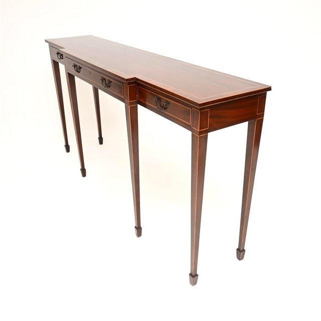 Large Antique Georgian Console Table, 1920 For Sale - Image 3 of 11