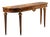 Neoclassical Style Console Table in Walnut For Sale