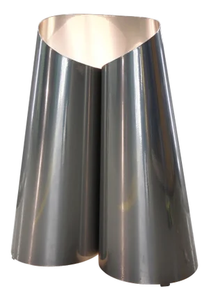 Steel Fold Lamp by Maria Tyakina