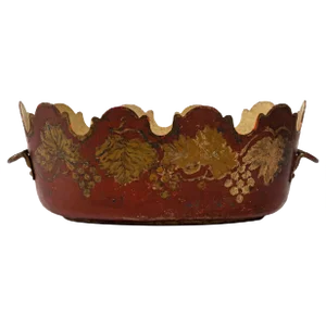 Painted Tin Planter