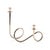 Modern Breda 2-Tier Brass Candle Holder, Gold For Sale - Image 3 of 3