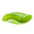Vintage Hollywood Ceramics California Lime Green Shell Centerpiece Bowl, Mid-Century Modern For Sale - Image 4 of 5