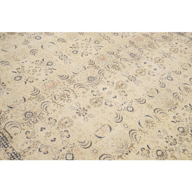 Doris Leslie Blau Antique Allover Geometric Cream Beige Rug - c. 1900 For Sale In New York - Image 6 of 8