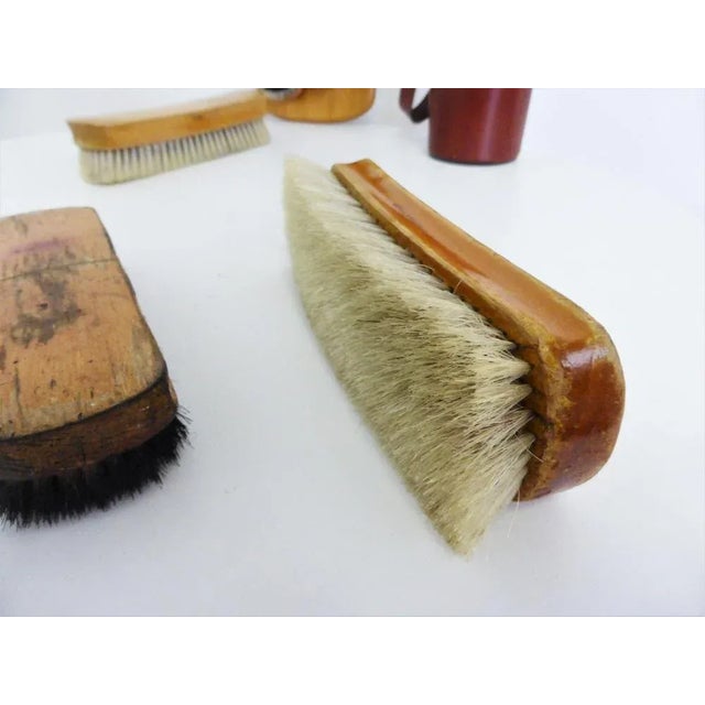 Vintage Shoe Brushes, 1960s, Set of 9 For Sale - Image 11 of 13