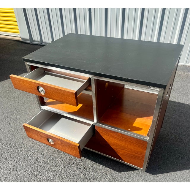 Vintage Mid-Century Medical Cabinet on Wheels by Raymond Loewy for Hill-Rom For Sale - Image 9 of 10