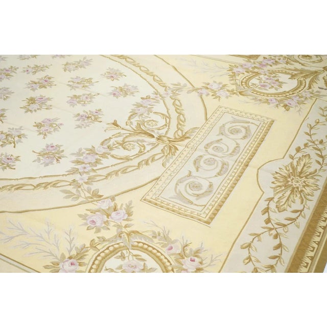 19th Century Aubusson Rug 9'10'' X 13'10'' For Sale - Image 5 of 7