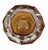 Vintage Amber Sommerso Faceted Glass Bowl / Ashtray, Attributed to Murano, Circa 1960s–1970s A sculptural Mid-Century...