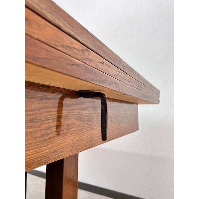 Brown Large Antique Dining Room Table by Joseph Maria Olbrich, 1890s For Sale - Image 8 of 12